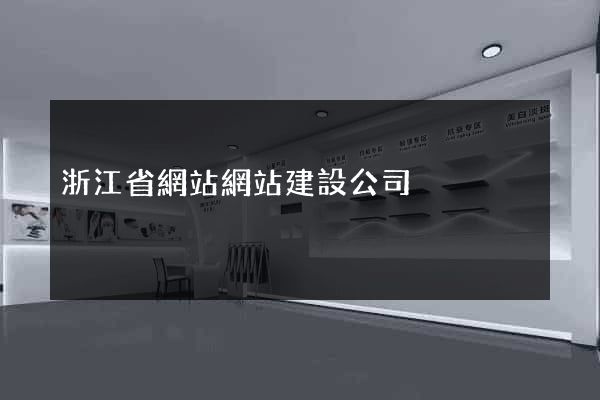浙江省網站網站建設公司